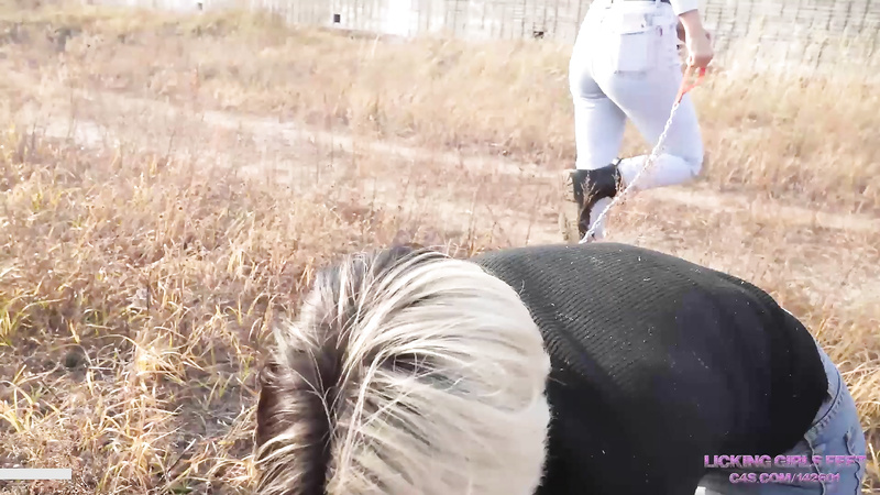 Nicole Walking And Training A Devoted Pet