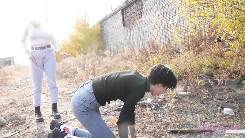 Nicole Walking And Training A Devoted Pet