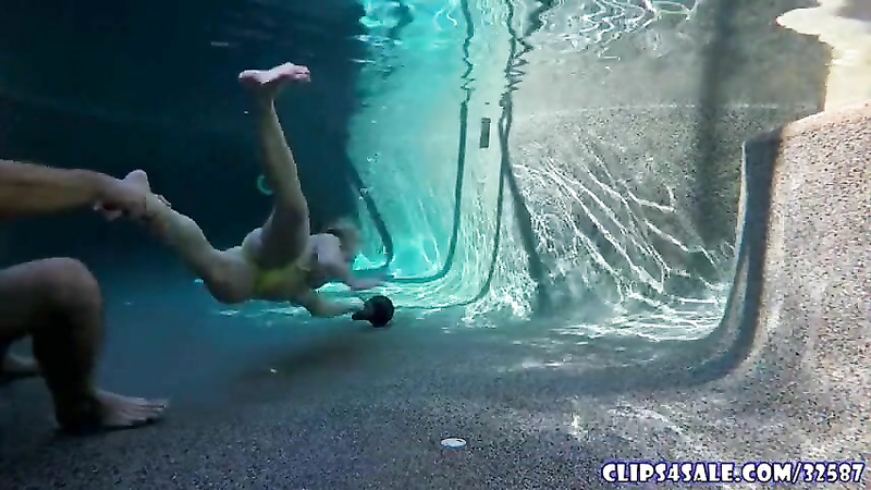 Pool drowning fuck