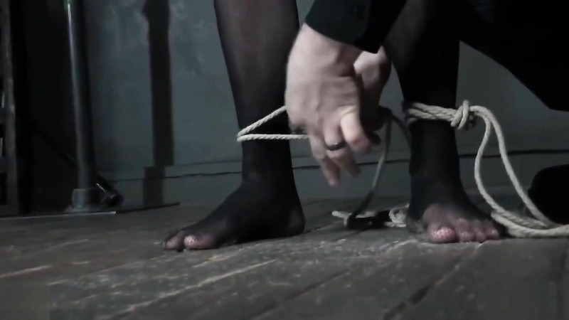 Intense rope bondage