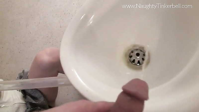 Homemade urinal girl