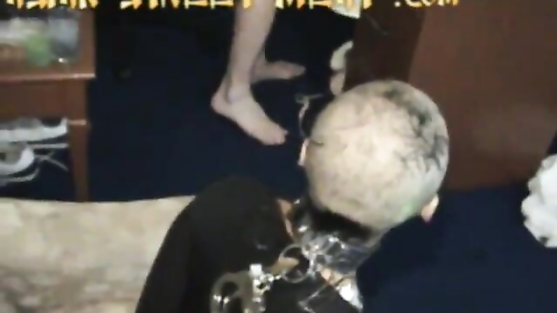 Asian head shave and fuck