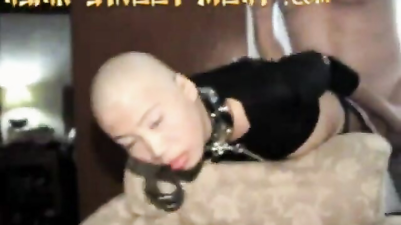 Asian head shave and fuck