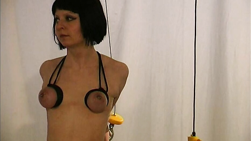 Breasts In Pain - Long Hard Session For Slave Cat