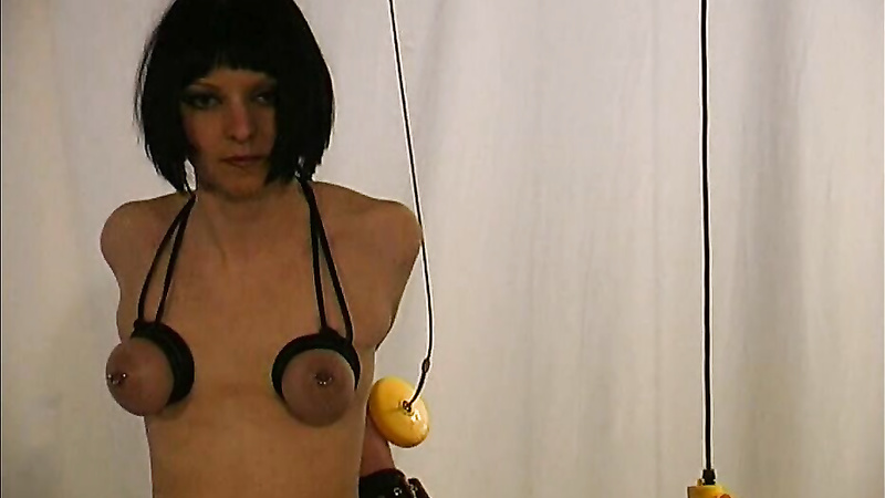 Breasts In Pain - Long Hard Session For Slave Cat