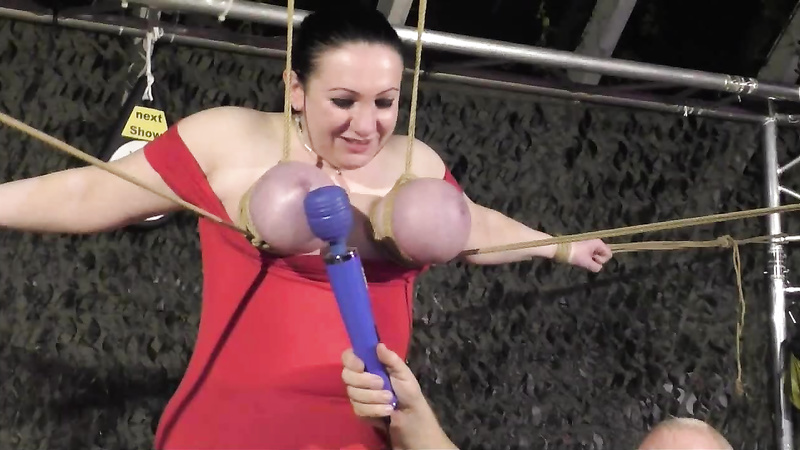 Breasts In Pain - Public Tit Torture For Titslave Cat