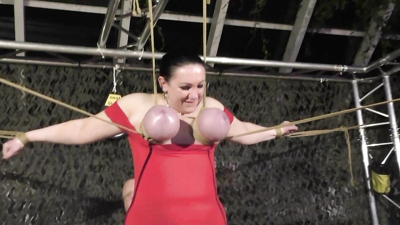 Breasts In Pain - Public Tit Torture For Titslave Cat