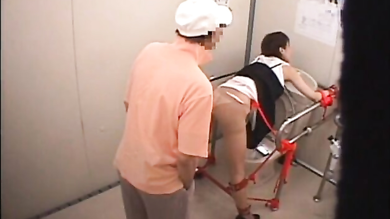 Bound Japanese toilet bondage