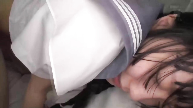 2 Japanese schoolgirls get anal