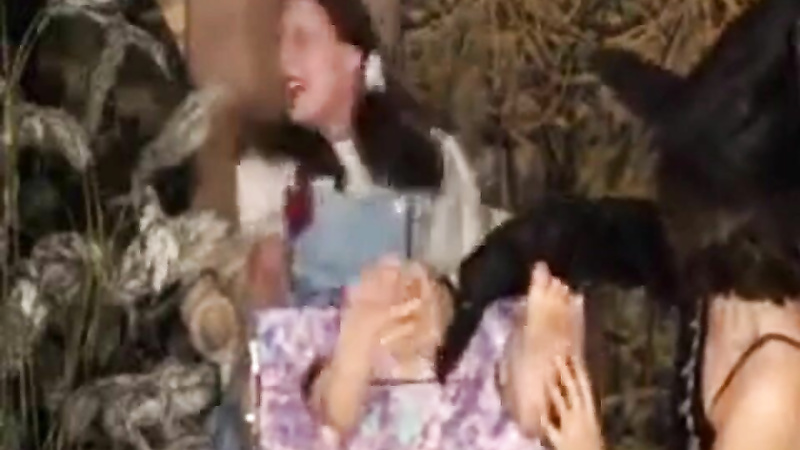 Dorothy & The Witch Bare Feet Tickled