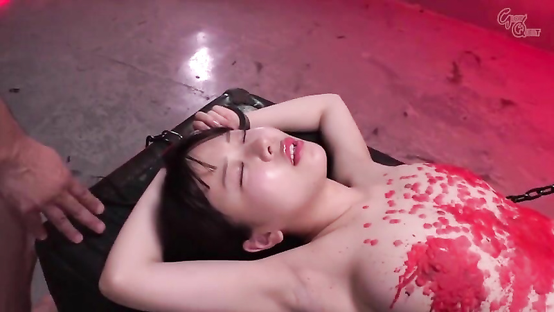 Asian bdsm with wax