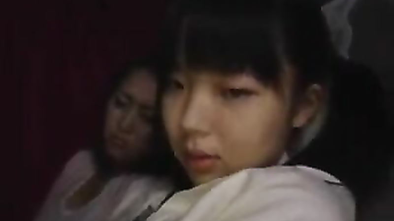 Asian mom and daughter get lucky on the bus