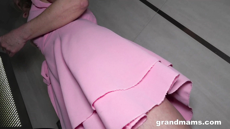 GrandMams - Agnes Blonde First Time Showing And Shy