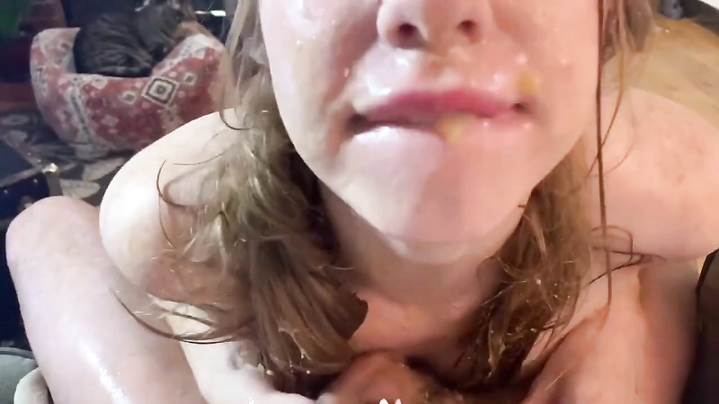 Smoking  Hot Redhead Wants To Be A Puke Whore