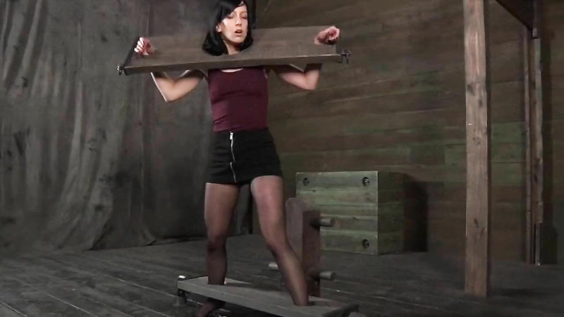 BDSM Beautiful Slave Girl Tortured Violently